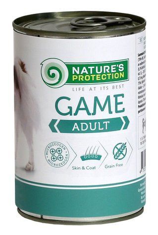 Nature's Protection Adult Game Вологий корм для собак з дичиною, 800 г KIK45094 фото