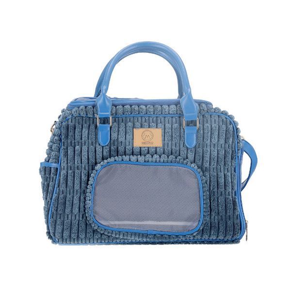 MISOKO&CO дорожня сумка для домашніх тварин, 41,5 x 23 x 28 см, темно-синя YIWUMSK70159 фото