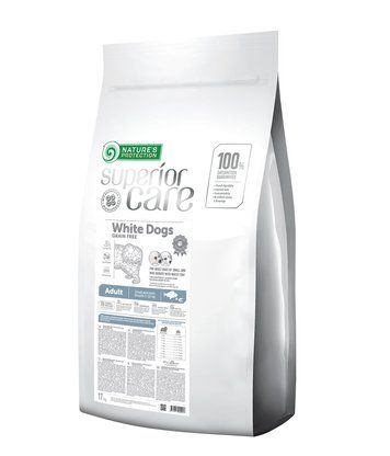 Nature's Protection Superior Care White Dogs Grain Free White Fish Adult Small Breeds Сухий беззерновий корм для дорослих собак малих порід з білою рибою, 17 кг NPSC45994 фото