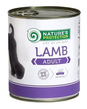 Nature's Protection Adult Lamb Вологий корм для собак з ягням, 400 г KIK24628 фото