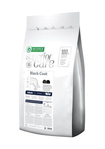 Nature's Protection Superior Care Dark Coat Grain Free Adult All Breeds Сухий корм для дорослих собак усіх порід з чорним забарвленням шерсті, 10 кг NPSC47623 фото