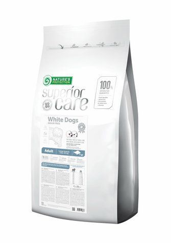 Nature's Protection Superior Care White Dogs Grain Free White Fish Adult Large Breeds Сухий беззерновий корм для дорослих собак великих порід з білою рибою, 17 кг NPSC46340 фото