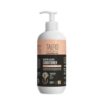 Tauro Pro Line Ultra Natural Care Keratin & Gloss Conditioner Кератиновий кондиціонер для шерсті собак і котів, 400 мл TPL63609 фото
