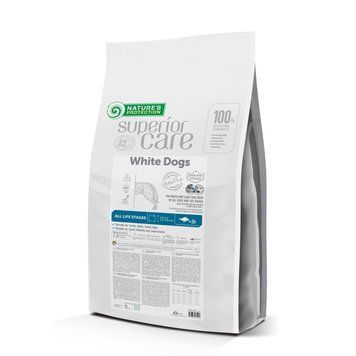 Nature's Protection Superior Care White Dogs White Fish All Sizes&Life Stages Сухий корм для собак усіх розмірів і стадій життя з білою рибою, 10 кг NPSC47591 фото