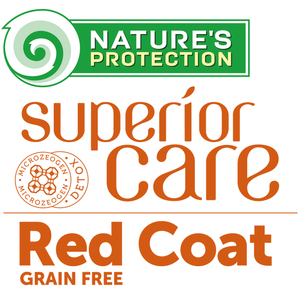Nature's Protection Superior Care Red Coat Grain Free Salmon Adult All Breeds Сухий беззерновий корм для дорослих собак усіх порід з рудим забарвленням з лососем, 4 кг NPSC47234 фото