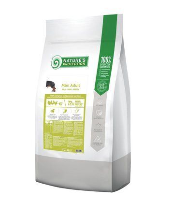 Nature's Protection Mini Adult Small Breeds Сухий корм для дорослих собак малих порід з м'ясом птиці, 18 кг NPB46028 фото