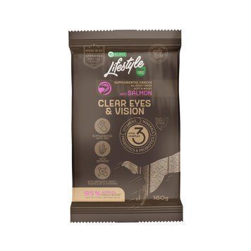 Nature's Protection Lifestyle Grain Free Salmon Clear Eyes & Vision Беззернові ласощі для собак з лососем, 160 г KIKNPLS47208 фото