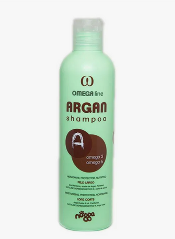 Високоживильний шампунь з маслом Аргана для довгошерстих порід, Omega Argan shampoo 5000мл 043053 фото