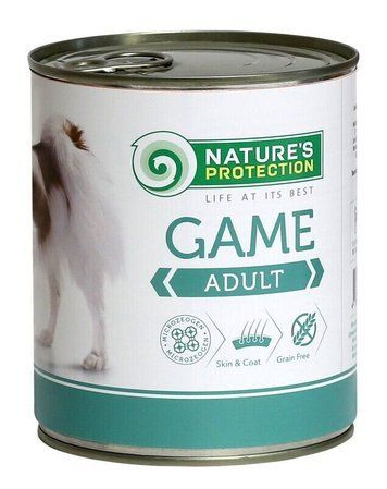Nature's Protection Adult Game Вологий корм для собак з дичиною, 400 г KIK45093 фото