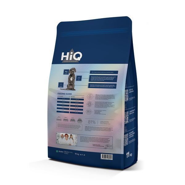 HiQ Maxi Adult Lamb Сухий корм для дорослих собак великих порід з ягнятиною, 11 кг HIQ46474 фото